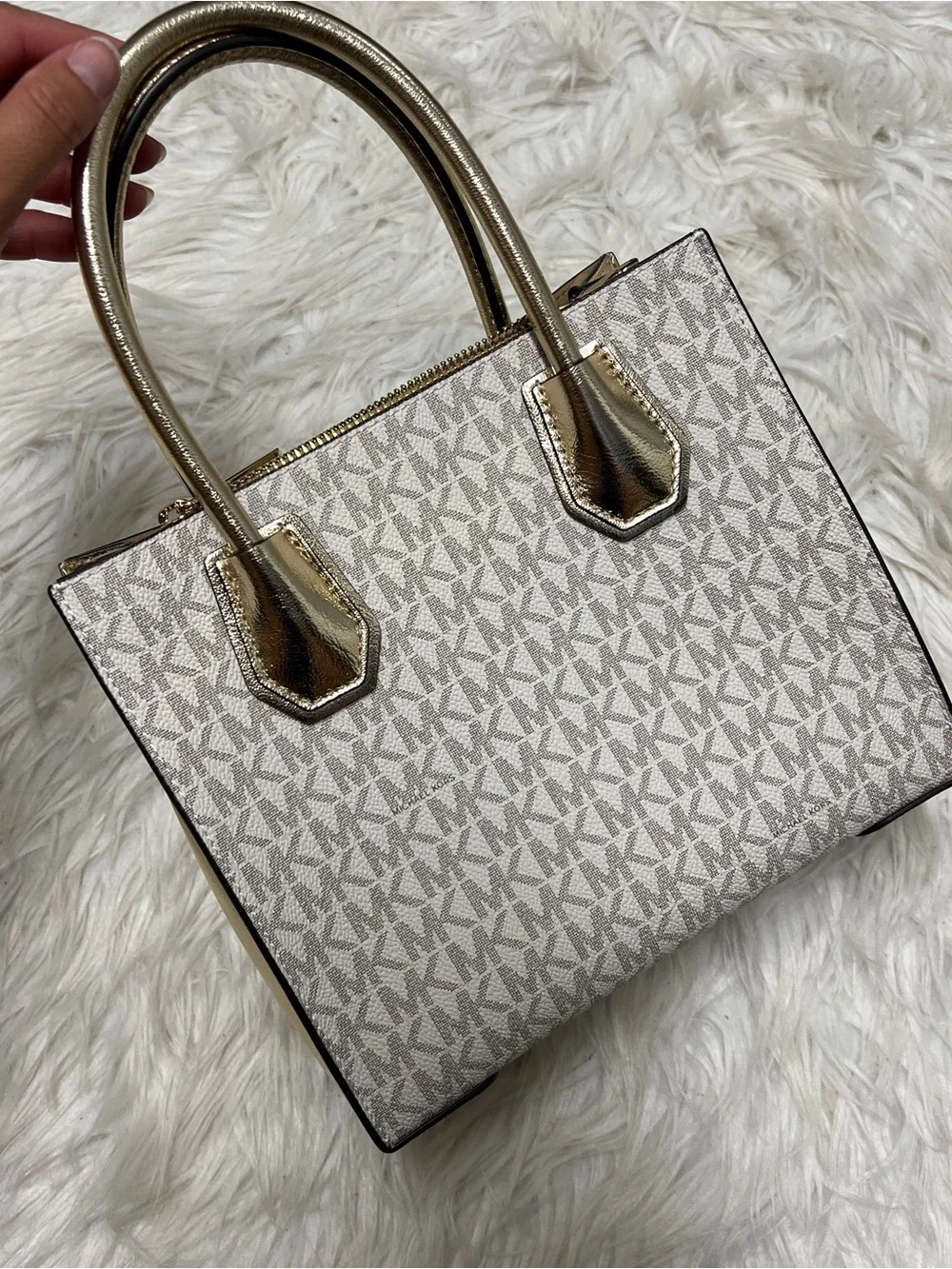 Michael Kors Mercer Medium Messenger Crossbody Satchel Purse NWT
